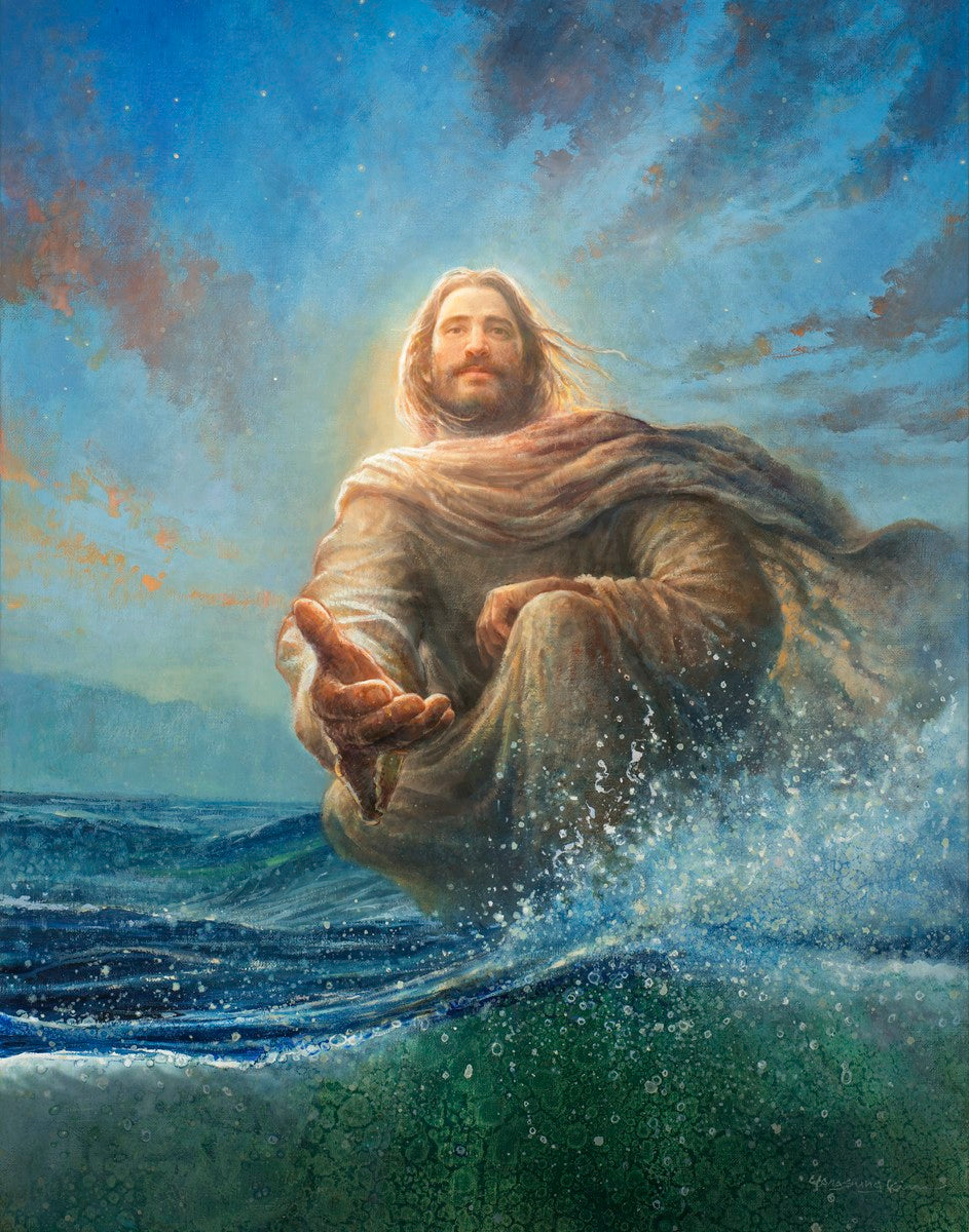 God of Wonders by Yongsung Kim features Jesus Christ viewed from the ...