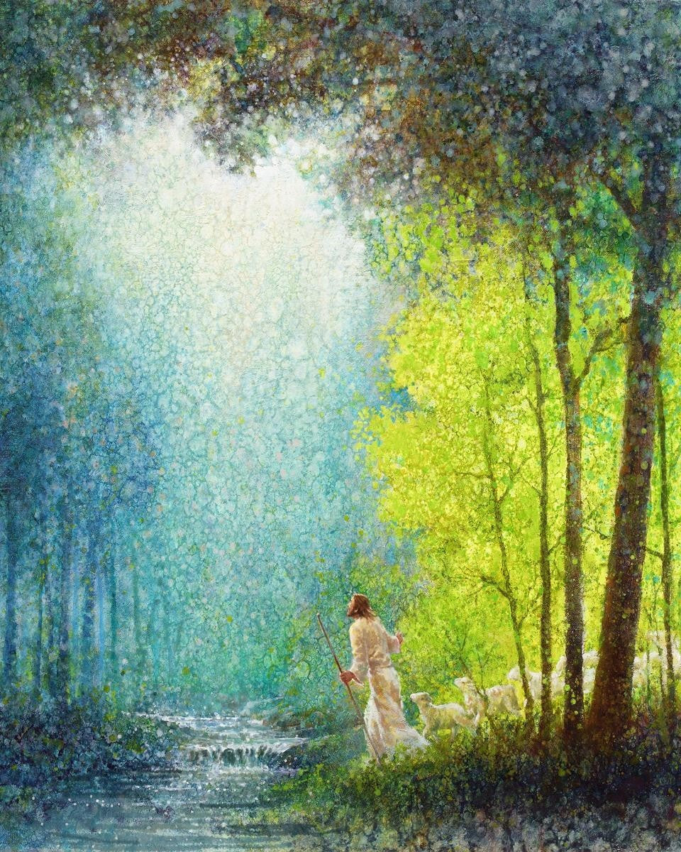 His Guiding Light Gallery Wrap