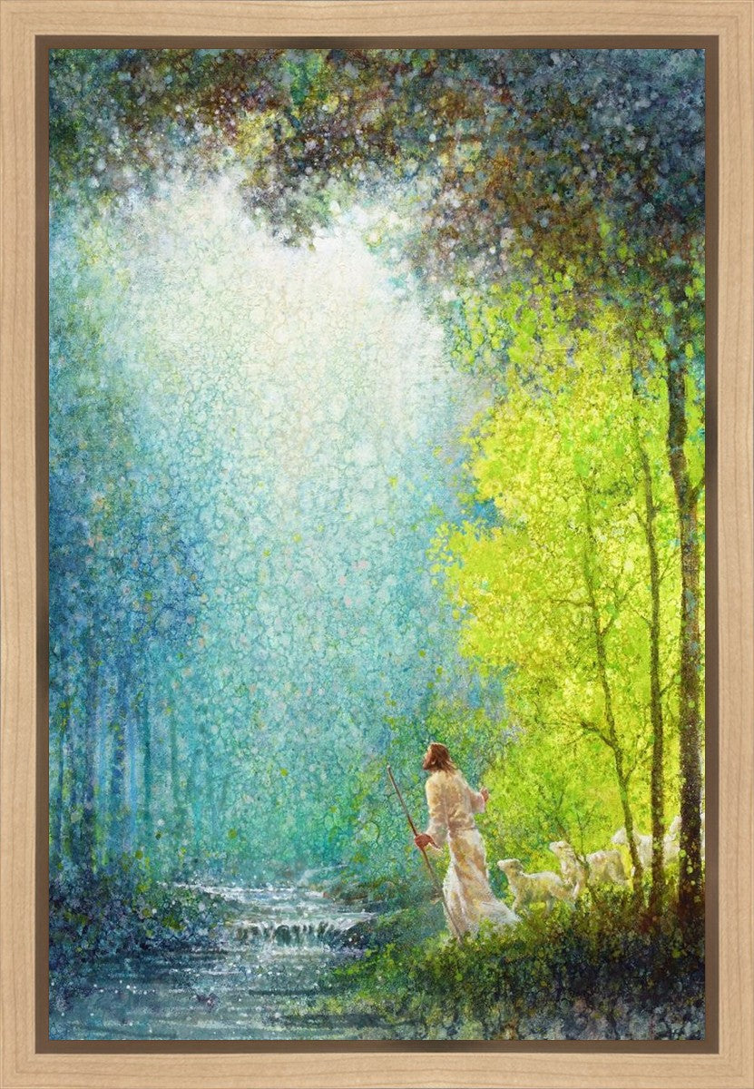 His Guiding Light Gallery Wrap