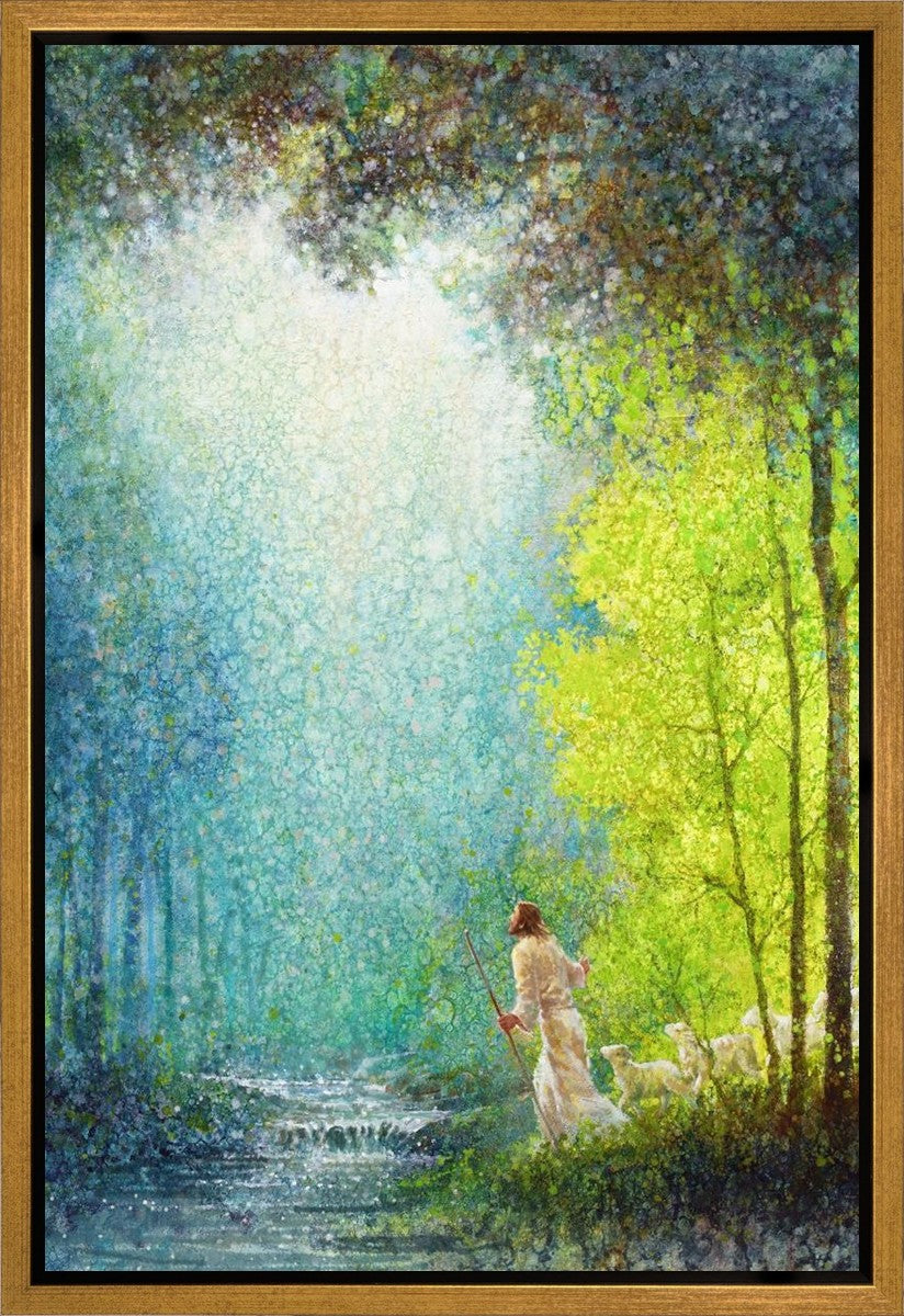 His Guiding Light Gallery Wrap