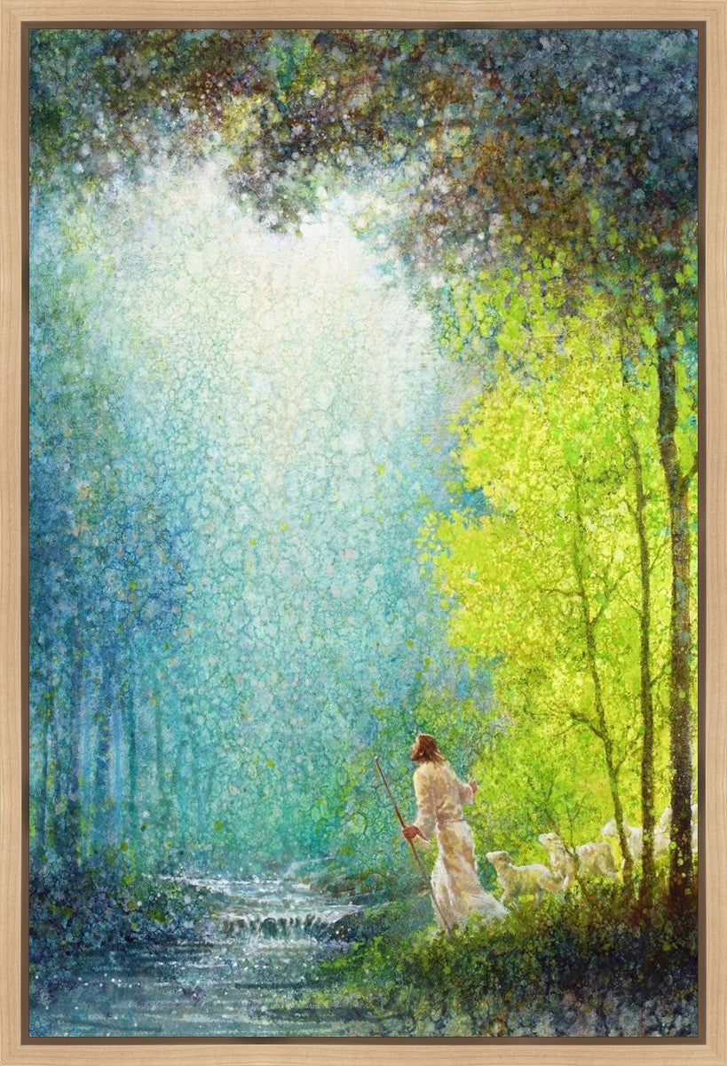 His Guiding Light Gallery Wrap