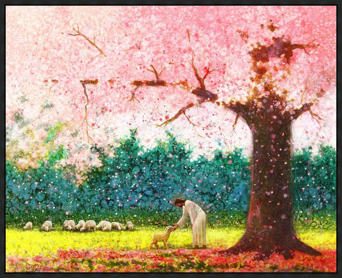 In Green Pastures Large Wall Art Gallery Wrap