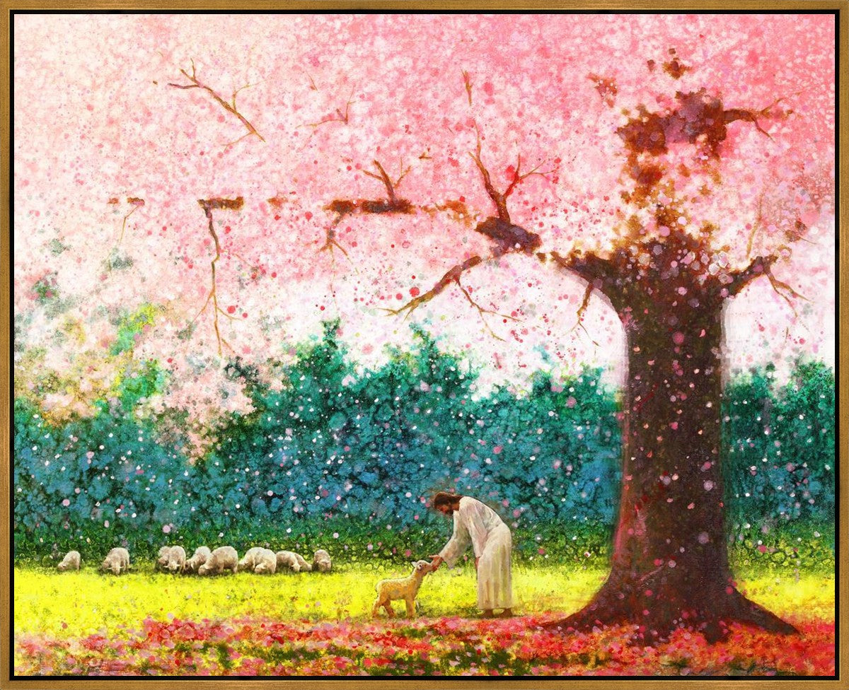In Green Pastures Large Wall Art Gallery Wrap