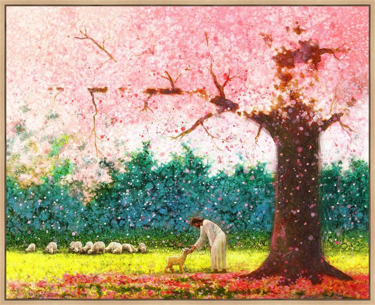 In Green Pastures Large Wall Art Gallery Wrap