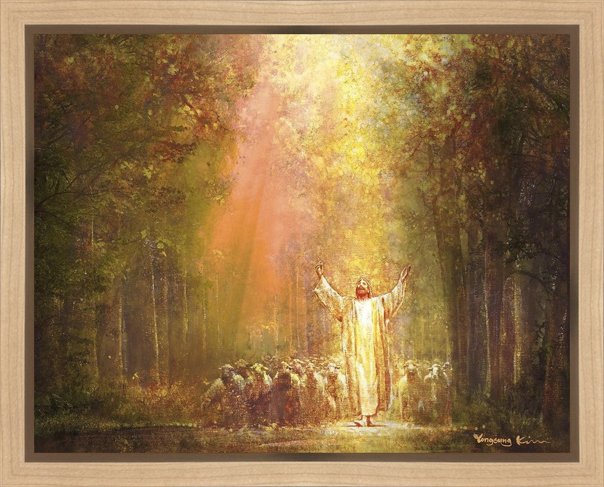 Heaven's Glow Gallery Wrap