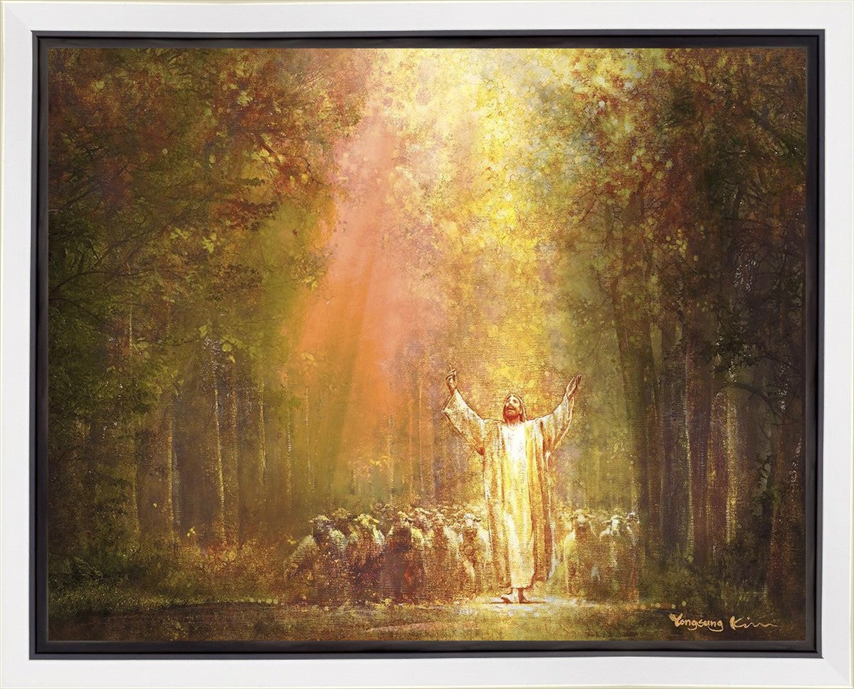 Heaven's Glow Gallery Wrap