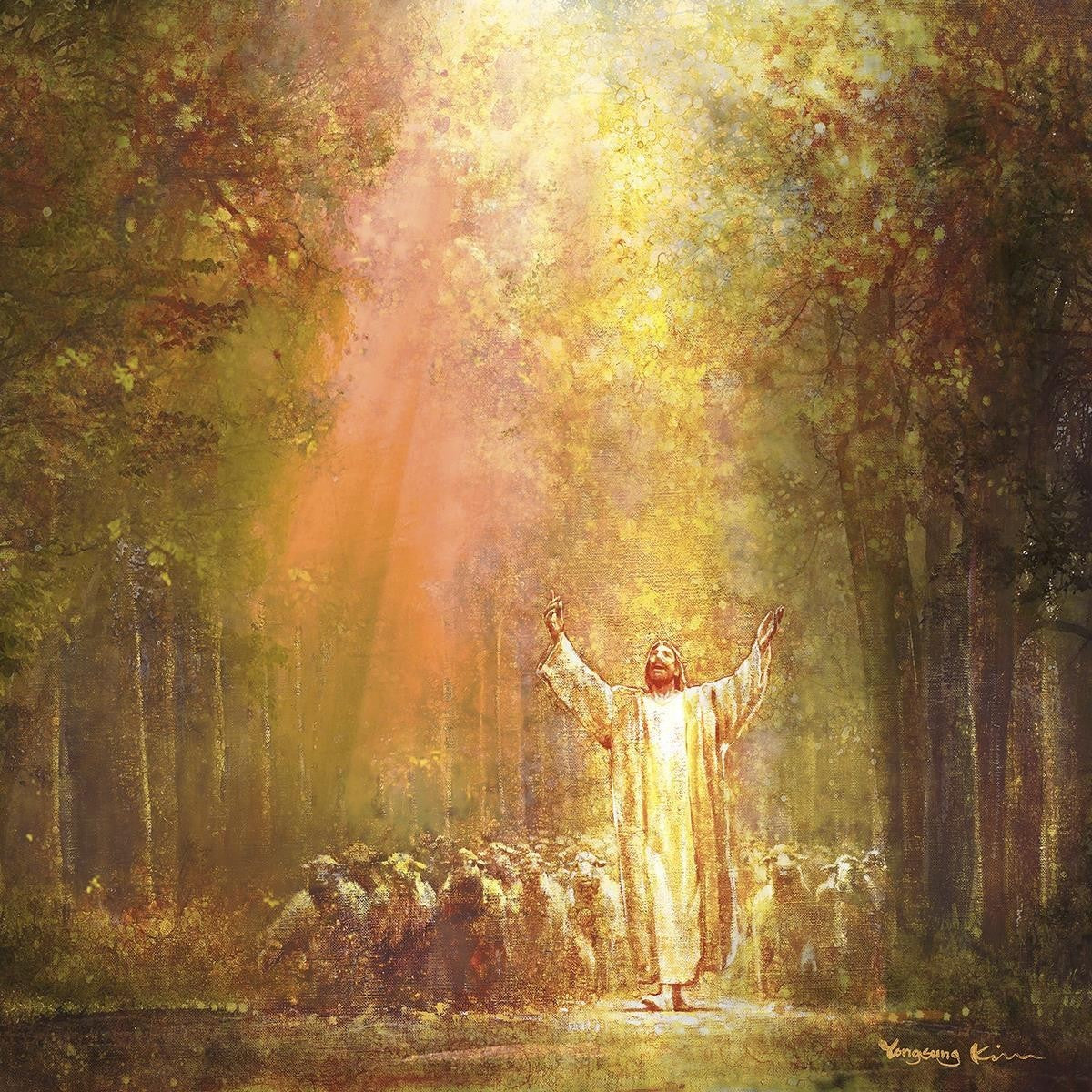 Heaven's Glow Gallery Wrap