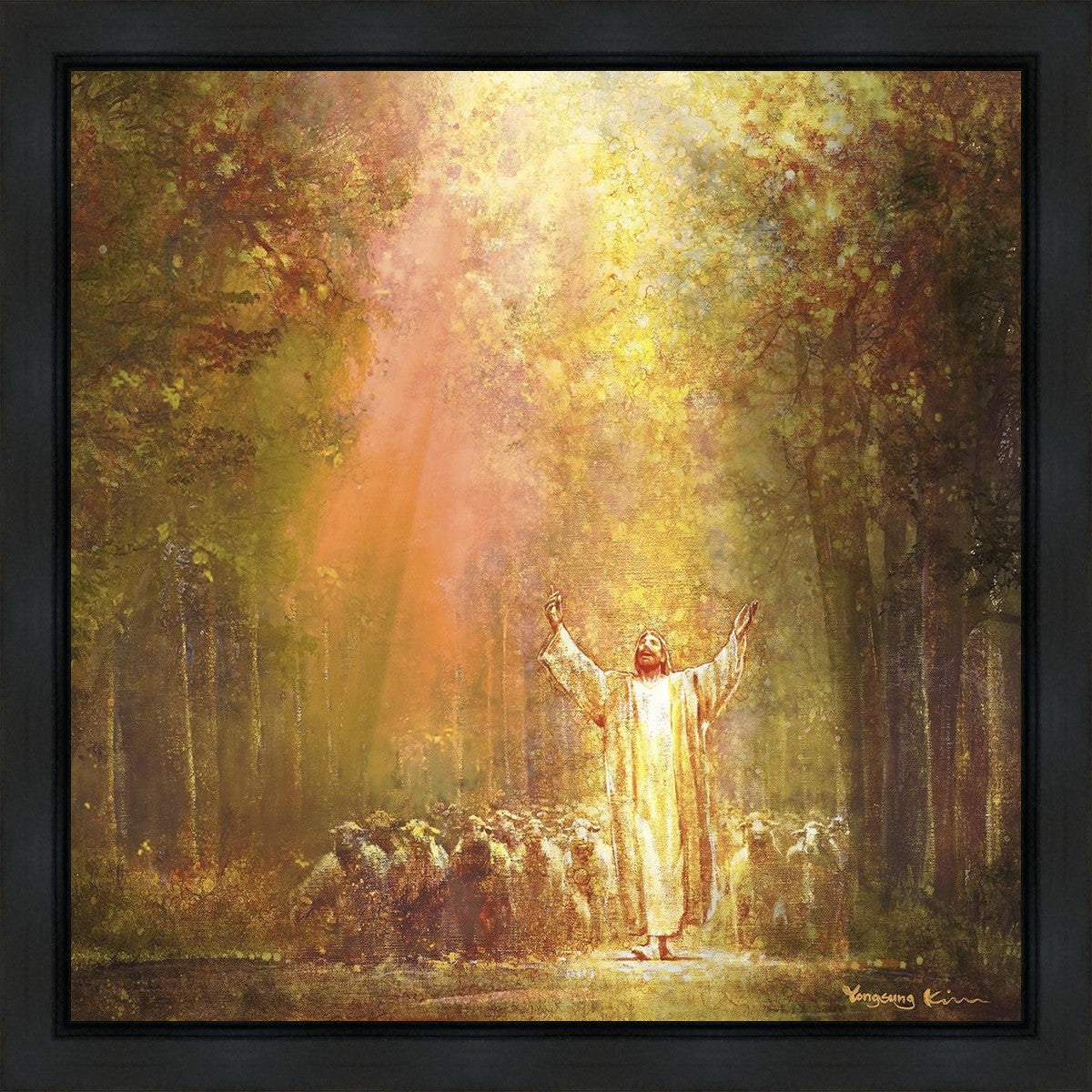 Heaven's Glow Gallery Wrap