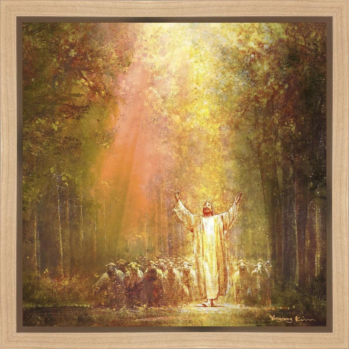 Heaven's Glow Gallery Wrap
