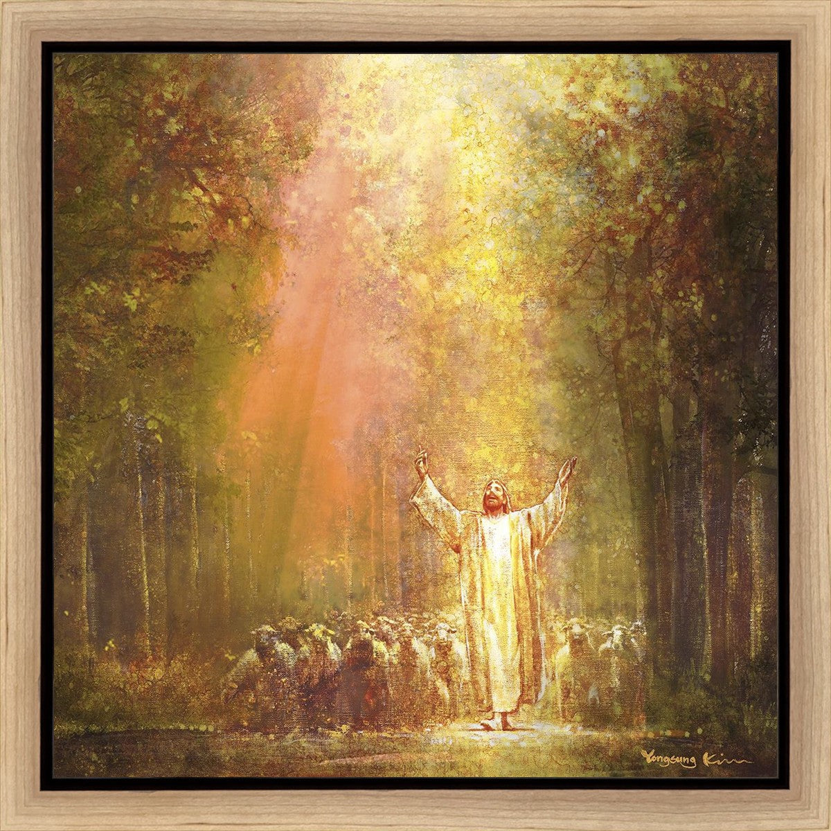 Heaven's Glow Gallery Wrap