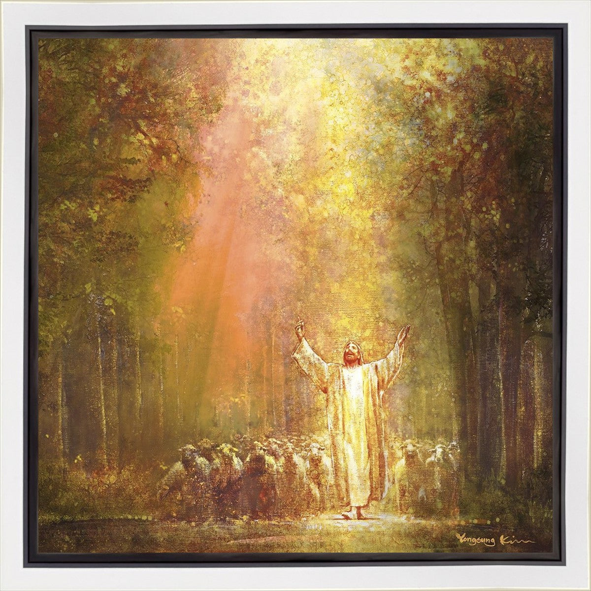 Heaven's Glow Gallery Wrap