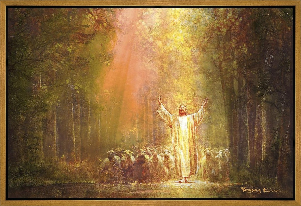 Heaven's Glow Gallery Wrap