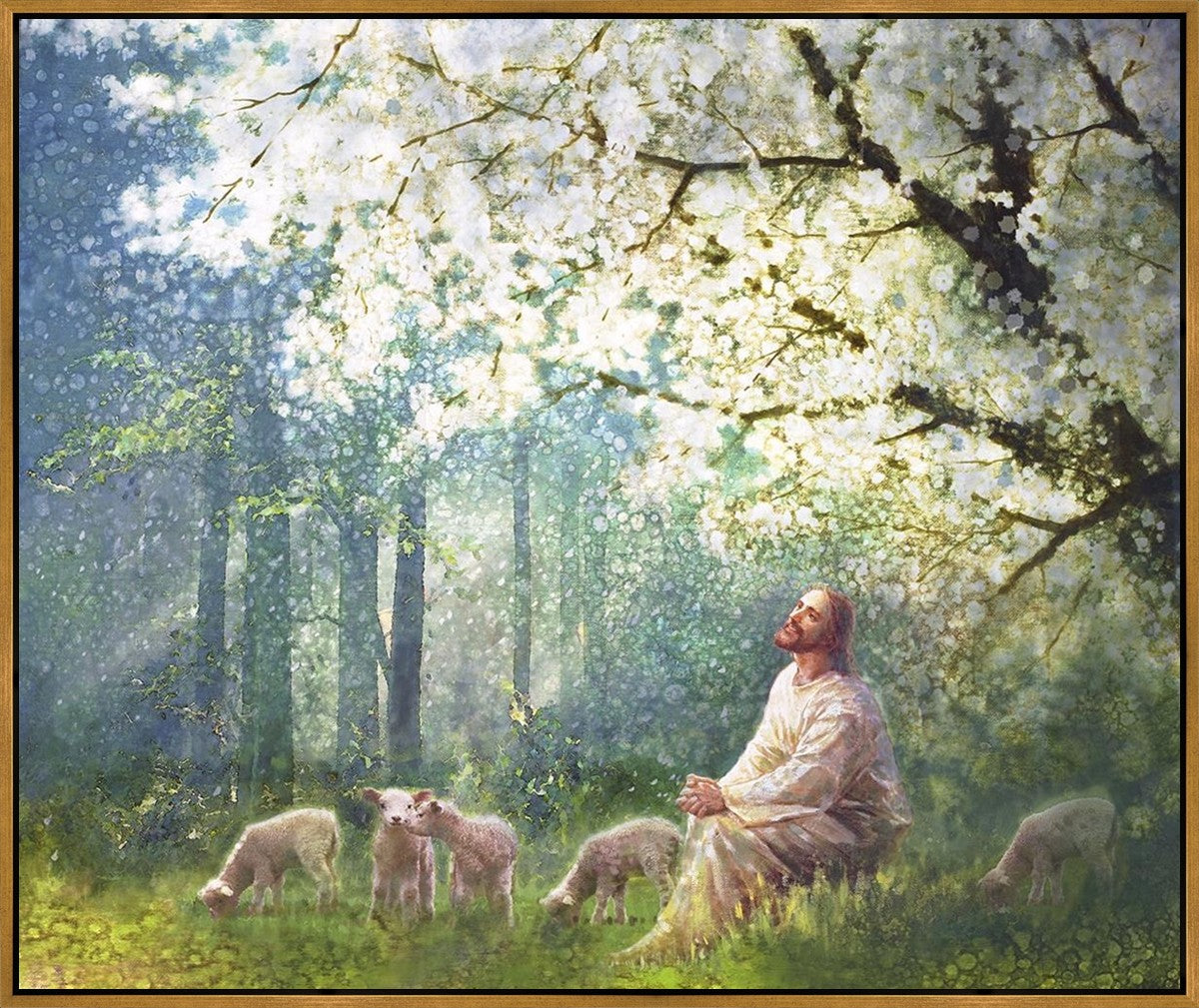 Sweet Is the Work Large Wall Art Gallery Wrap