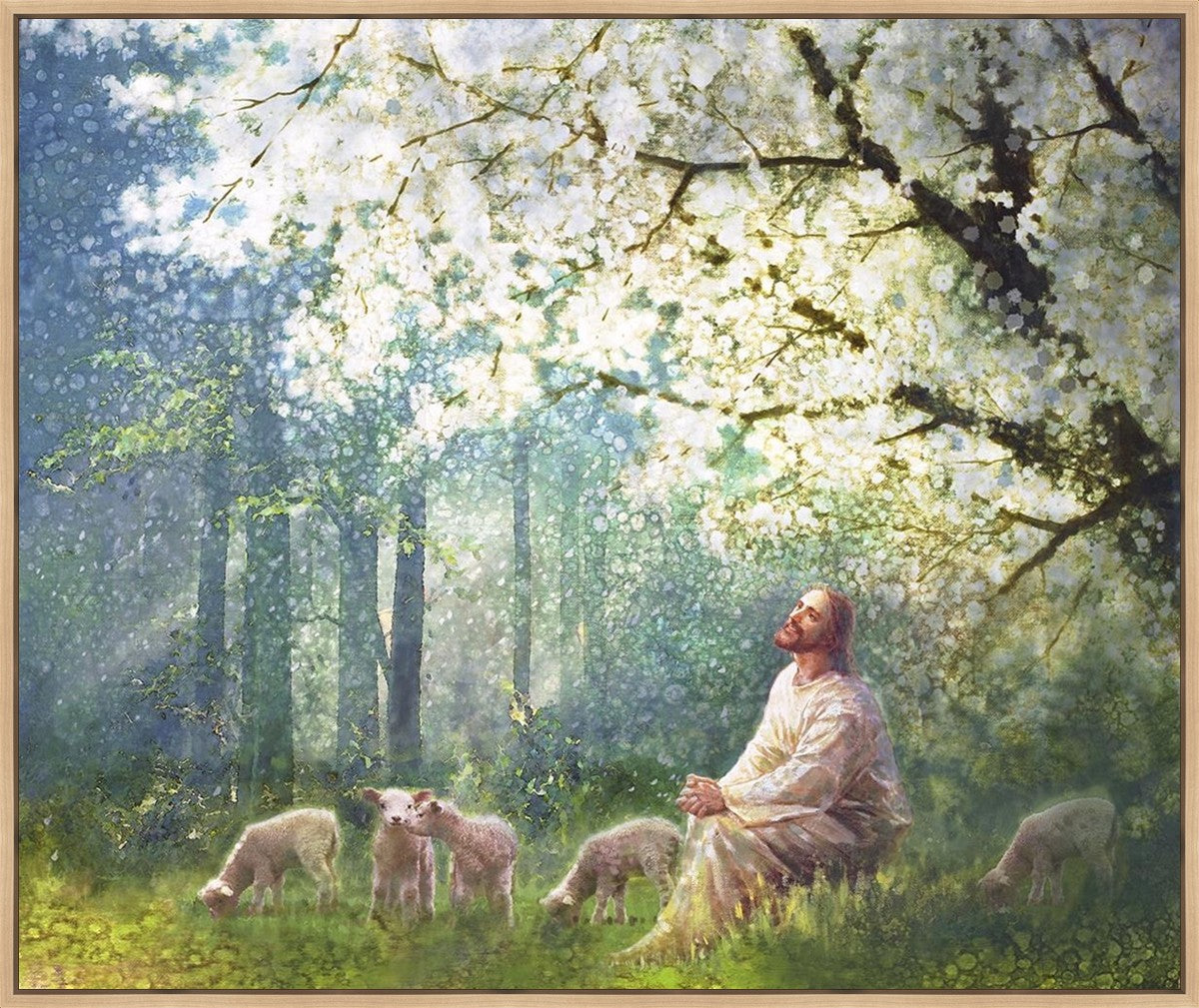 Sweet Is the Work Large Wall Art Gallery Wrap