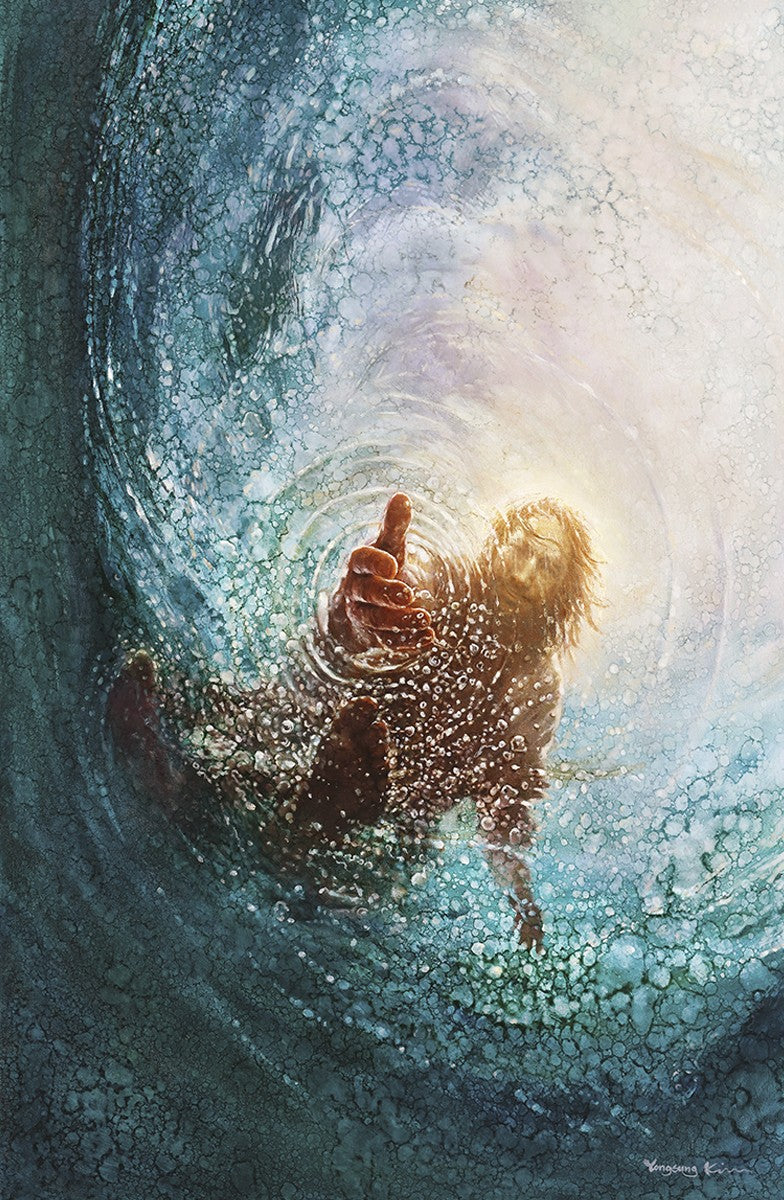 The Hand of God Large Wall Art  Gallery Wrap