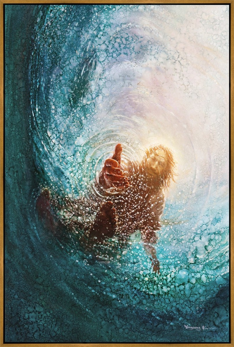The Hand of God Large Wall Art  Gallery Wrap