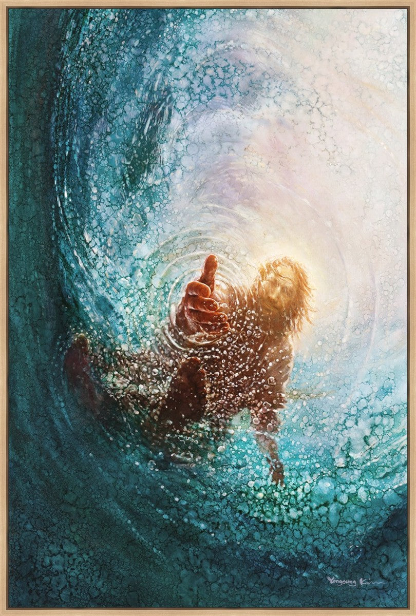 The Hand of God Large Wall Art  Gallery Wrap
