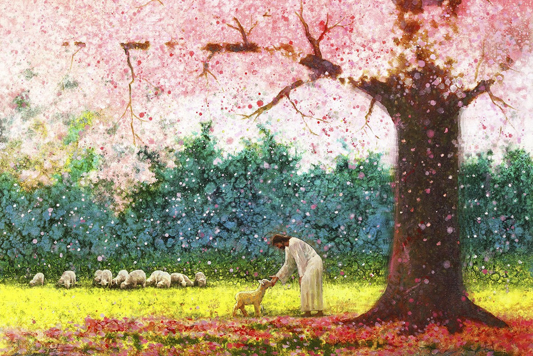 In Green Pastures Large Wall Art Gallery Wrap