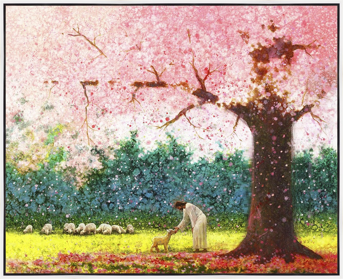 In Green Pastures Large Wall Art Gallery Wrap
