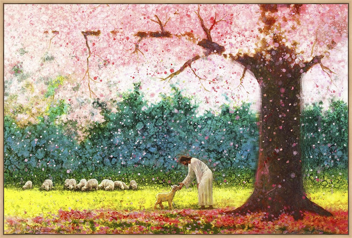 In Green Pastures Large Wall Art Gallery Wrap