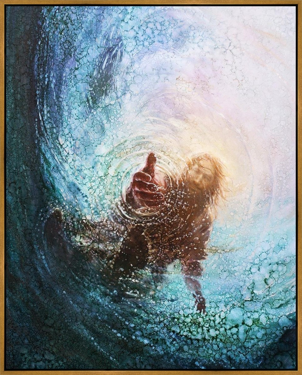 The Hand of God Large Wall Art  Gallery Wrap