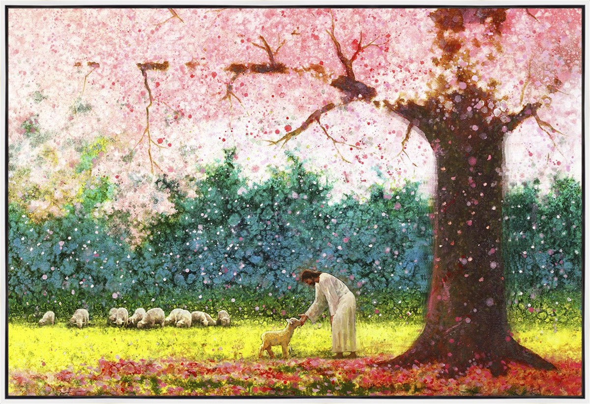 In Green Pastures Large Wall Art Gallery Wrap