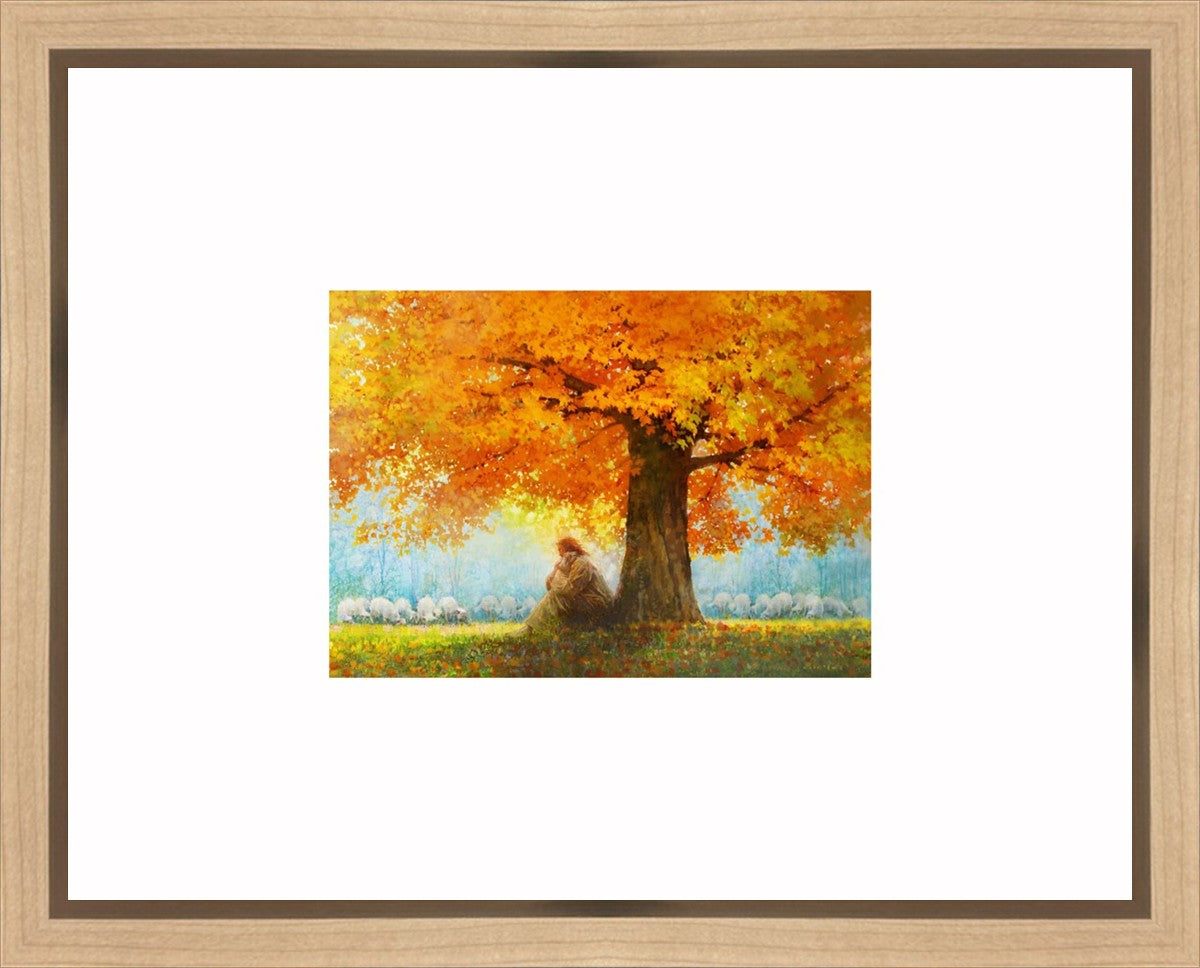 In His Arms Faux Mat Gallery Wrap
