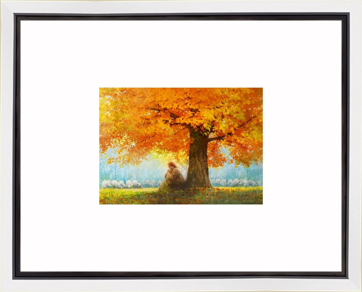 In His Arms Faux Mat Gallery Wrap