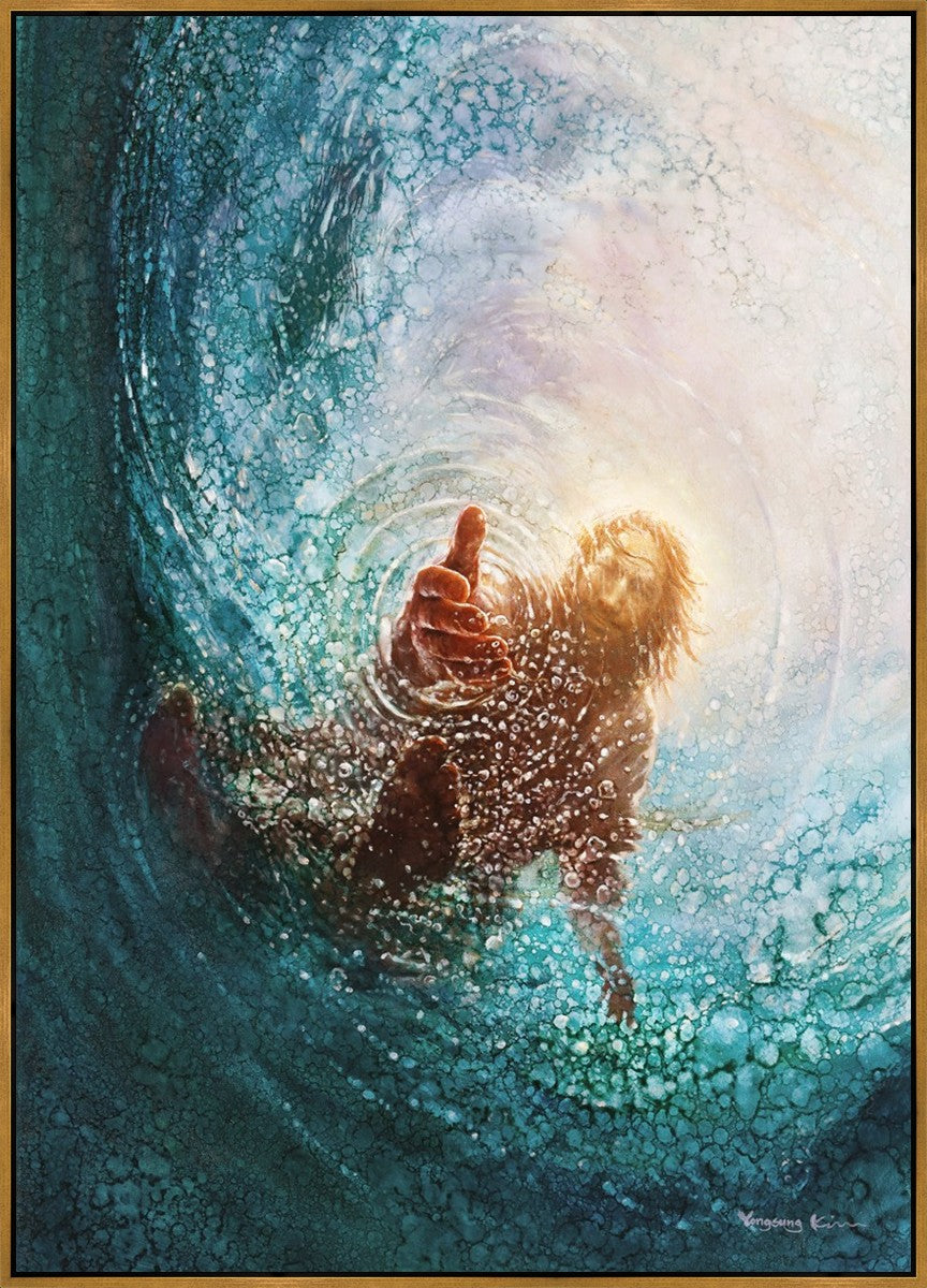 The Hand of God Large Wall Art  Gallery Wrap