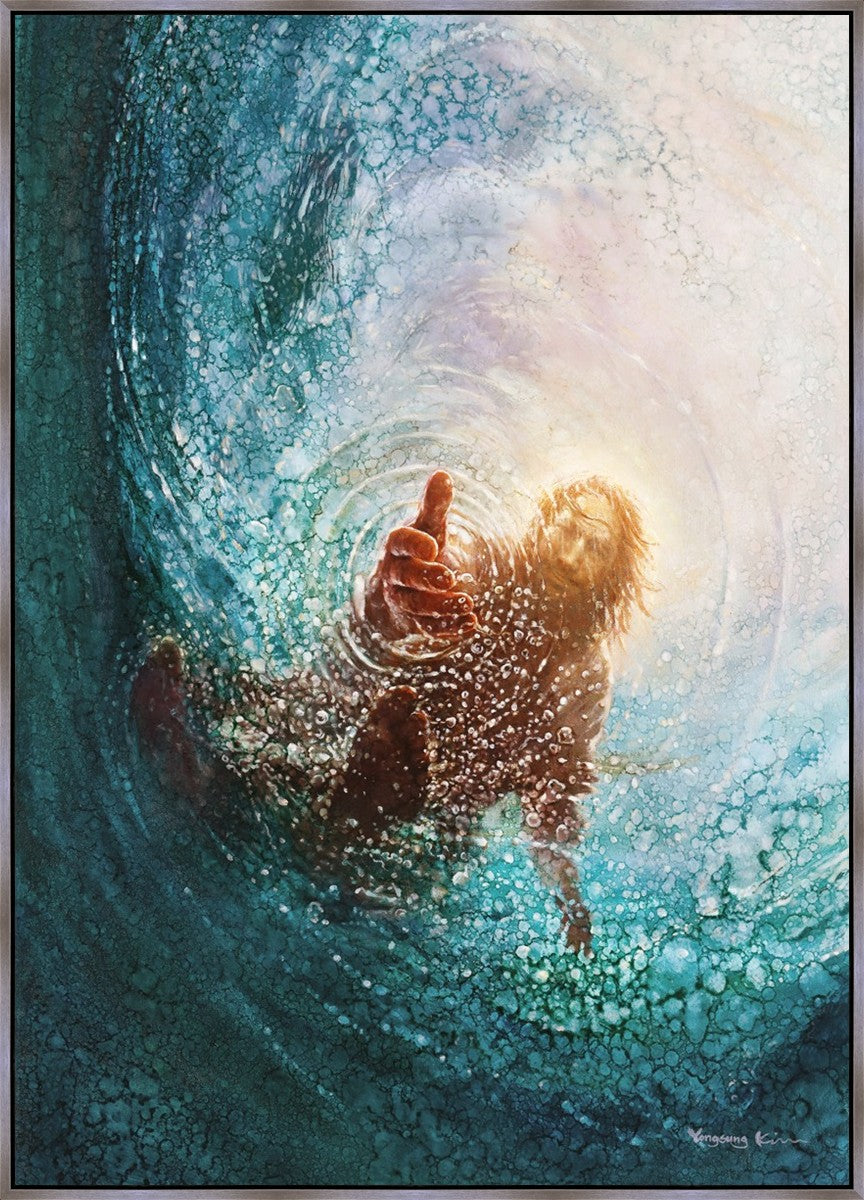 The Hand of God Large Wall Art  Gallery Wrap
