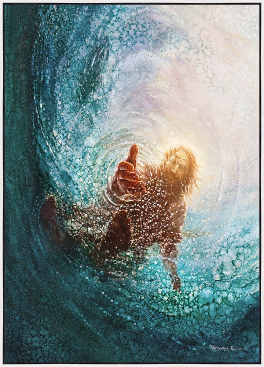 The Hand of God Large Wall Art  Gallery Wrap