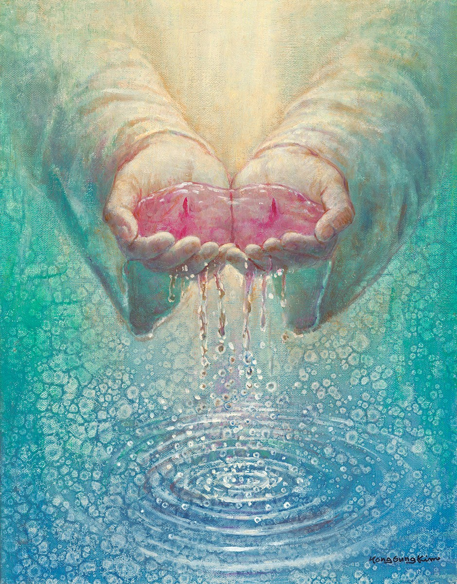 He Offers It To Me Original Artwork – Yongsung Kim Art